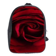 Rose Maroon School Bag (xl) by nateshop