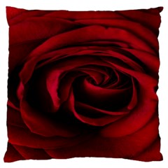 Rose Maroon Standard Premium Plush Fleece Cushion Case (one Side) by nateshop