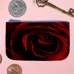 Rose Maroon Large Coin Purse by nateshop