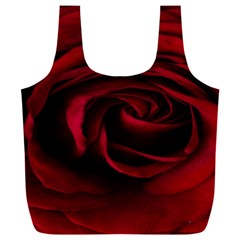 Rose Maroon Full Print Recycle Bag (xxxl) by nateshop