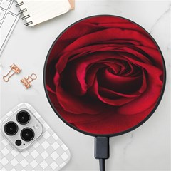 Rose Maroon Wireless Fast Charger(black) by nateshop