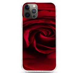 Rose Maroon Iphone 12 Pro Max Tpu Uv Print Case by nateshop