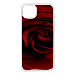 Rose Maroon Iphone 14 Plus Tpu Uv Print Case by nateshop