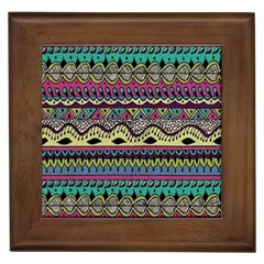 Aztec Design Framed Tile by nateshop