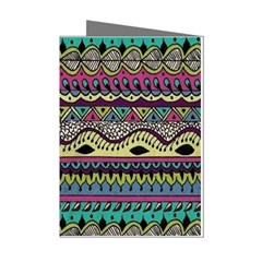 Aztec Design Mini Greeting Cards (pkg Of 8) by nateshop