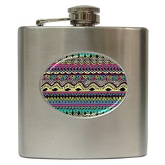 Aztec Design Hip Flask (6 Oz) by nateshop