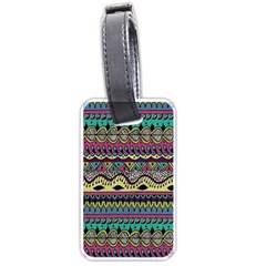 Aztec Design Luggage Tag (one Side) by nateshop