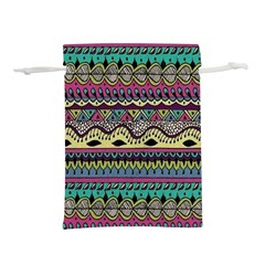 Aztec Design Lightweight Drawstring Pouch (l) by nateshop