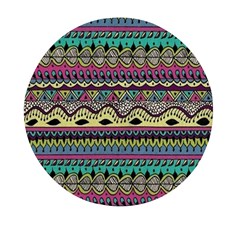 Aztec Design Mini Round Pill Box (pack Of 5) by nateshop