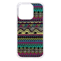 Aztec Design Iphone 14 Pro Tpu Uv Print Case