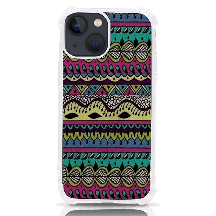 Aztec Design iPhone 13 mini TPU UV Print Case