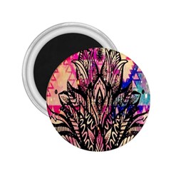 Aztec Flower Galaxy 2 25  Magnets by nateshop