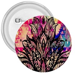 Aztec Flower Galaxy 3  Buttons by nateshop