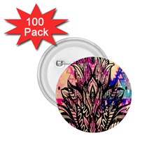 Aztec Flower Galaxy 1 75  Buttons (100 Pack)  by nateshop