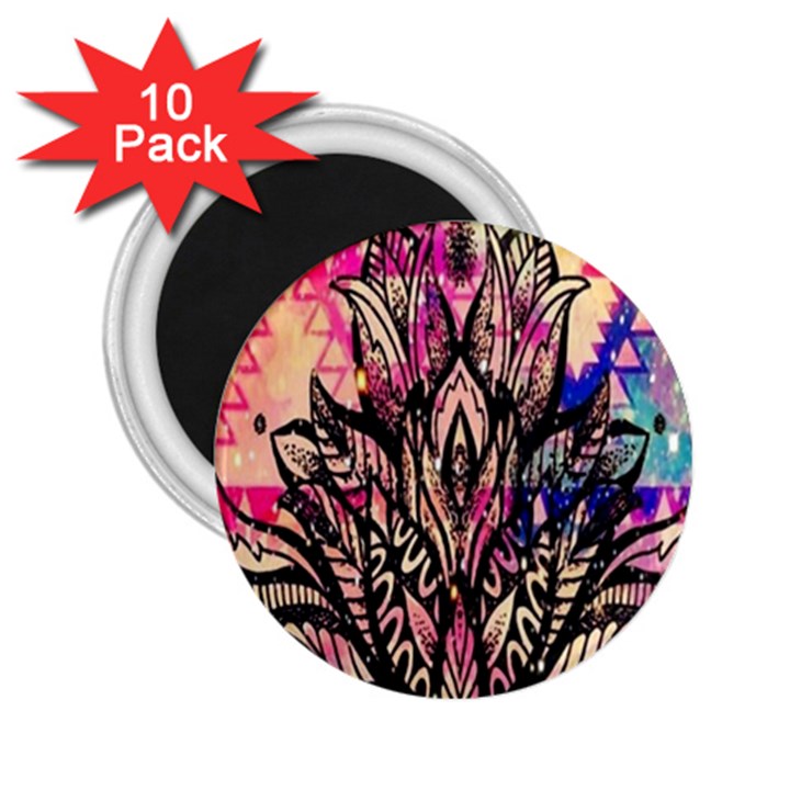 Aztec Flower Galaxy 2.25  Magnets (10 pack) 