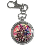 Aztec Flower Galaxy Key Chain Watches Front