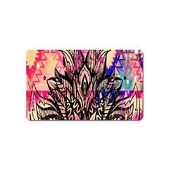 Aztec Flower Galaxy Magnet (name Card) by nateshop