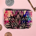 Aztec Flower Galaxy Mini Coin Purse Front