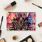 Aztec Flower Galaxy Cosmetic Bag (Medium) Front