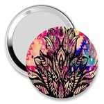 Aztec Flower Galaxy 3  Handbag Mirrors Front