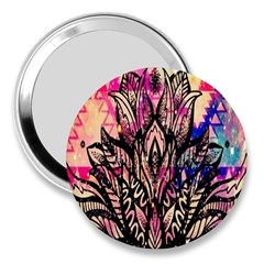 Aztec Flower Galaxy 3  Handbag Mirrors by nateshop