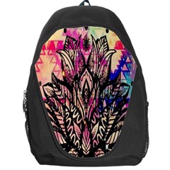 Aztec Flower Galaxy Backpack Bag by nateshop