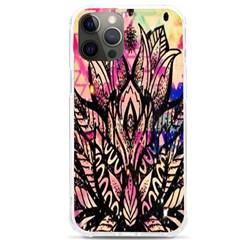 Aztec Flower Galaxy Iphone 12 Pro Max Tpu Uv Print Case by nateshop