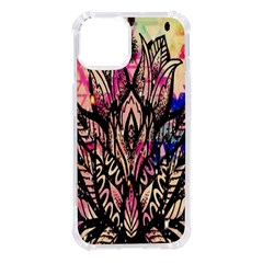 Aztec Flower Galaxy Iphone 14 Tpu Uv Print Case