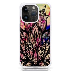 Aztec Flower Galaxy Iphone 14 Pro Tpu Uv Print Case by nateshop