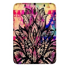 Aztec Flower Galaxy Rectangular Glass Fridge Magnet (4 Pack) by nateshop