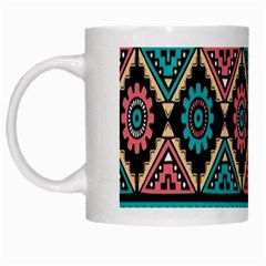 Aztec Wallpaper White Mug by nateshop