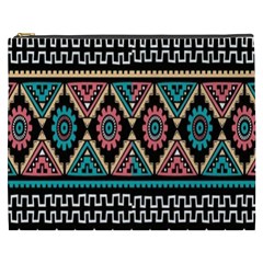 Aztec Wallpaper Cosmetic Bag (xxxl) by nateshop