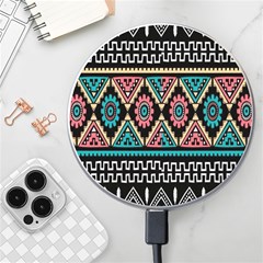 Aztec Wallpaper Wireless Fast Charger(white) by nateshop