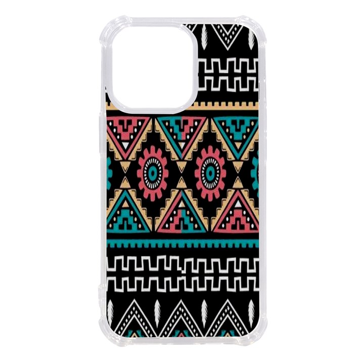 Aztec Wallpaper iPhone 13 Pro TPU UV Print Case