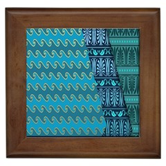 Aztec, Batik Framed Tile by nateshop