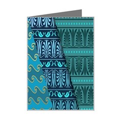 Aztec, Batik Mini Greeting Card by nateshop