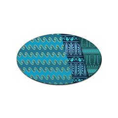 Aztec, Batik Sticker (oval)