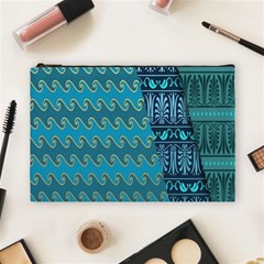 Aztec, Batik Cosmetic Bag (large) by nateshop