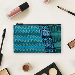 Aztec, Batik Cosmetic Bag (small) by nateshop