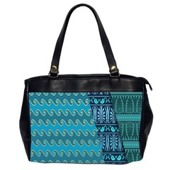 Aztec, Batik Oversize Office Handbag (2 Sides) by nateshop