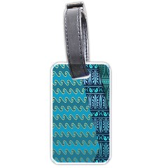 Aztec, Batik Luggage Tag (one Side) by nateshop