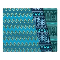 Aztec, Batik Two Sides Premium Plush Fleece Blanket (large) by nateshop