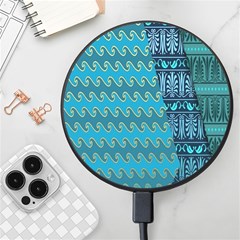 Aztec, Batik Wireless Fast Charger(black) by nateshop