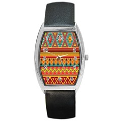 Aztec Barrel Style Metal Watch by nateshop