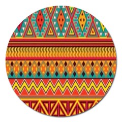 Aztec Magnet 5  (round) by nateshop