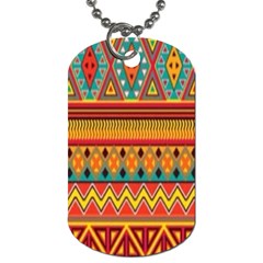 Aztec Dog Tag (two Sides) by nateshop