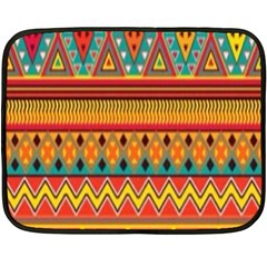 Aztec Two Sides Fleece Blanket (mini) by nateshop