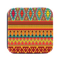 Aztec Square Metal Box (black) by nateshop