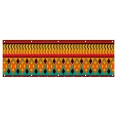 Aztec Banner And Sign 12  X 4  by nateshop