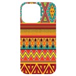 Aztec iPhone 14 Pro Max Black UV Print Case Front